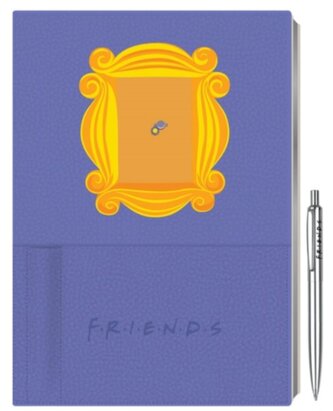 Poznámkový blok A5 s propiskou Friends|Přátelé: Rám (14,8 x 21 cm)