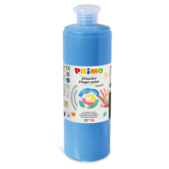 Prstová barva PRIMO, 750ml, sv.modrá