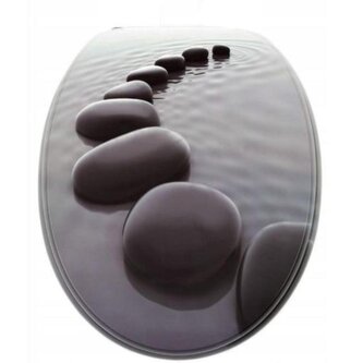 DURAmat WC prkénko, STONES, MDF, soft close