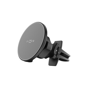 FIXED MagRound MagSafe držák do mřížky ventilace, 15W, černý