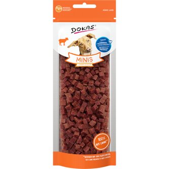 Dokas Minis Kostičky z jehněčího masa 70 g Dokas Minis Kostičky z jehněčího masa 70 g