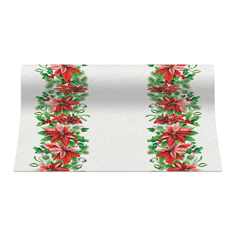 Středový pás PAW AIRLAID 40 cm x 24 m Glory Poinsettia