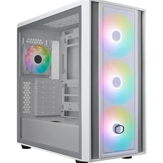 Cooler Master case MasterBox 600, bez zdroje, 3x 140mm ARGB Fan, 1x 120mm ARGB Fan, bílá Cooler Master case MasterBox 600, bez zdroje, 3x 140mm ARGB Fan, 1x 120mm ARGB Fan, bílá