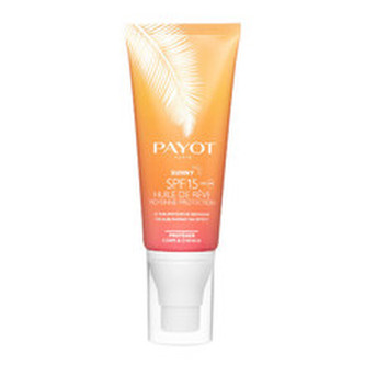 Payot Suchý olej na opalování na tělo a vlasy SPF 15 Sunny (The Sublimating Tan Effect) 100 ml woman