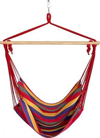 Křeslo houpací závěsné 100x50 cm CARNER barevné (nosnost 1