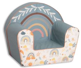 Dětské křesílko, pohovka Rainbow, mint