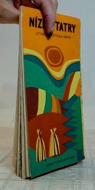 Nízké Tatry. Súbor turistických máp. Letná turistická mapa