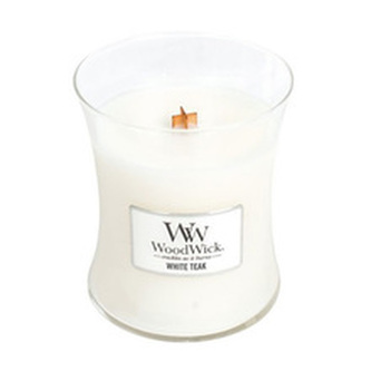WoodWick Vonná svíčka váza White Teak 609,5 g unisex