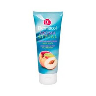 Dermacol Líbezný krém na ruce bílá broskev Aroma Ritual (Hand Cream White Peach) woman