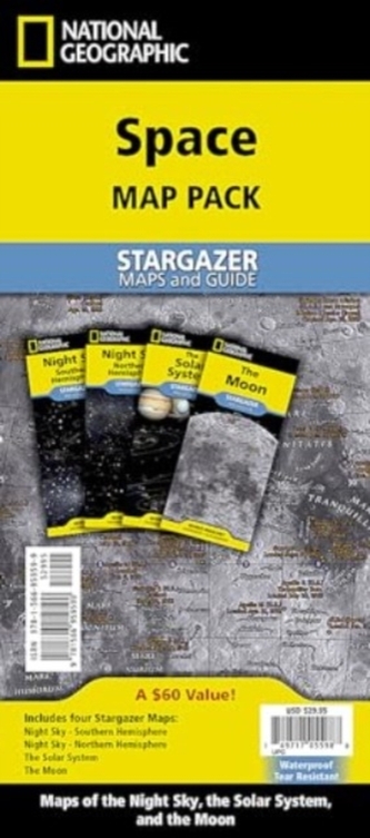 National Geographic Space (Stargazer Folded Map Pack Bundle)