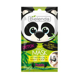 Bielenda Detoxikační maska 3D Crazy Mask (Detoxifying 3D Sheet Mask Panda) 1 ks woman
