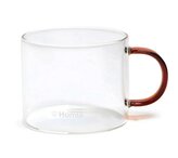 Skleněný šálek | GLOSSY | s uchem medová | 0,44 l | 837079 Homla