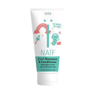 NAÏF Dětský šampon a kondicionér 2v1 pro snadné rozčesávání Baby & Kids (2in1 Shampoo & Conditioner) 200 ml 