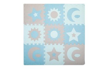 Hrací podložka pěnové puzzle MoMi NEBE modré