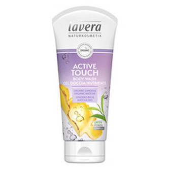 Lavera Sprchový a koupelový gel Active touch Bio zázvor a Bio matcha (Body Wash Gel) 200 ml woman