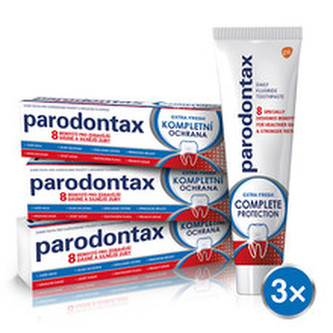 Parodontax Zubní pasta se svěží příchutí Kompletní ochrana Extra Fresh 3 x 75 ml unisex