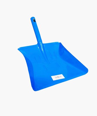 lopatka na smetí barevný lak modrá