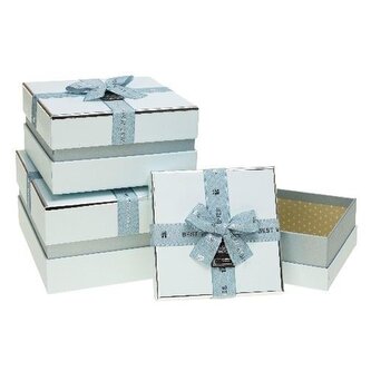 Pudełko prezentowe PUG-22171-KW 3szt ROZETTE