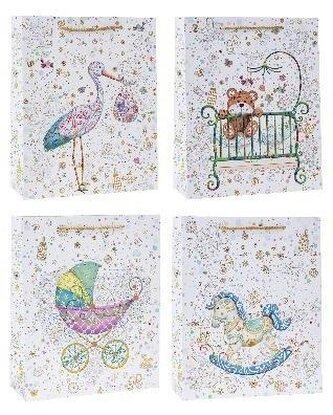 Torebka Hot Stamp Lux średnia mix ROZETTE