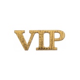 Dřevěné konfety VIP 10 ks - 5 x 2 cm