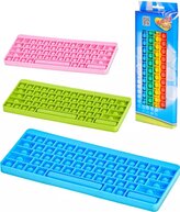 Hra Pop It antistresová Bubble Pops Klávesnice 61 bublin silikon 6 barev