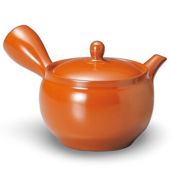 Japonská keramická konvice Kyusu plain hnědá 250 ml