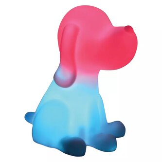 Designové noční světlo LED 3D Pes 20 cm
