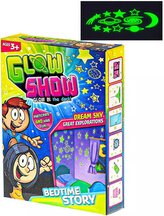 Hvězdičky dekorace na stěnu noční obloha svítí ve tmě 24ks 3 druhy