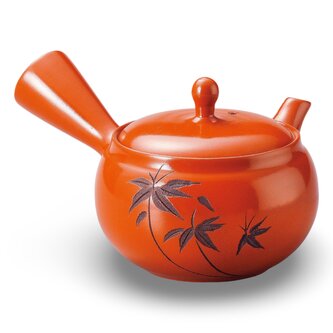 Japonská keramická konvice Kyusu hnědá var. E 260 ml