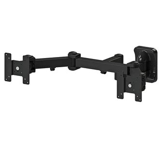 Neomounts FPMA-W960D/Držák displeje/na stěnu/10-27"/sklopný/3 čepy/VESA 100X100/nosn. 2x6kg/2 displeje/černý Neomounts FPMA-W960D/Držák displeje/na stěnu/10-27"/sklopný/3 čepy/VESA 100X100/nosn. 2x6kg/2 displeje/černý