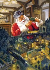 COBBLE HILL Puzzle Santova železnice 500 dílků