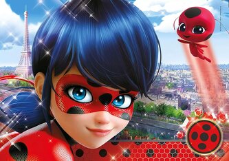 CLEMENTONI Puzzle s drahokamy Kouzelná Beruška 104 dílků