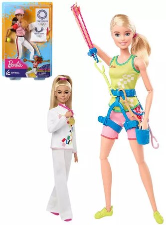 MATTEL  Barbie Olympionička Tokio 2020 set s doplňky 3 druhy