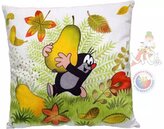 MORAVSKÁ ÚSTŘEDNA Polštář Krtek a  podzim 30 x 30 x 10 cm Krteček