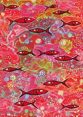 Puzzle Sytě červená 1500 dílků