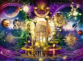 RAVENSBURGER Puzzle Zlatá sluneční soustava 500 dílků