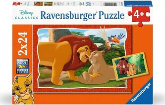 RAVENSBURGER Puzzle Disney: Lví král 2x24 dílků