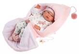 Llorens 73886 NEW BORN HOLČIČKA - realistická panenka miminko s celovinylovým tělem - 40 cm