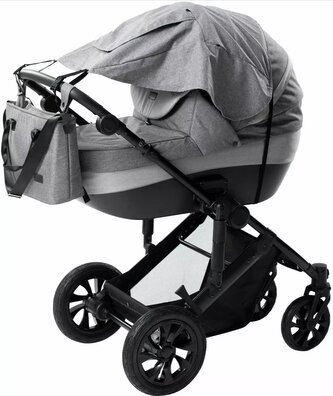 FreeON Sluneční clona na kočárek s průhledným okénkem