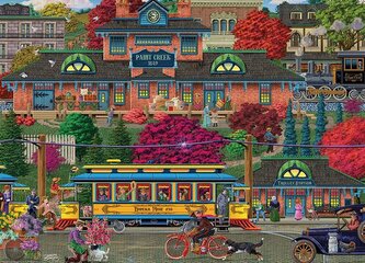 COBBLE HILL Puzzle Tramvajová zastávka 500 dílků