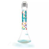 Bezdrátový karaoke mikrofon iParty s vestavěným reproduktorem a světelnými efekty