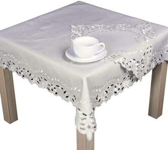 Forbyt, Ubrus celoroční, Hraběnka, šedý 45 x 140 cm