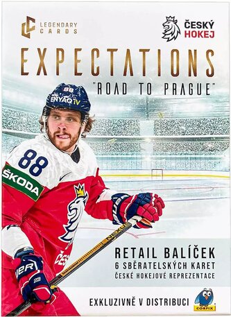 LEGENDARY CARDS ČESKÝ HOKEJ 2024 Tým A sběratelské karty 6ks