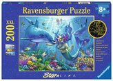 RAVENSBURGER Svítící puzzle Podvodní ráj XXL 200 dílků
