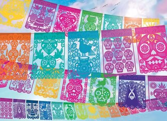 COBBLE HILL Puzzle Papel Picado 500 dílků