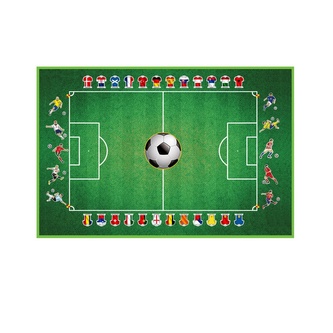 Siva koberec Fotbal 150 x 100 cm
