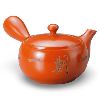 Japonská keramická konvice Kyusu hnědá var. D 280 ml