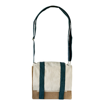 Přenosná taška Pebbly, NBA207, organická bavlna, juta, přes rameno, odnímatelné prostírání, nastavitelný popruh, odnímatelné dno