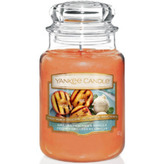 Yankee Candle Aromatická svíčka velká Grilované broskve a vanilka (Grilled Peaches & Vanilla) 623 g unisex