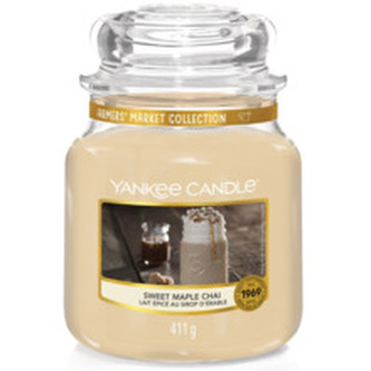 Yankee Candle Vonná svíčka velká Sladký javorový chai (Sweet Maple Chai) 623 g unisex